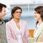 Interacting with new colleagues