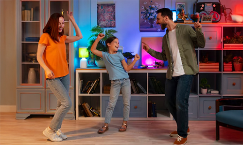 Dancing with family
