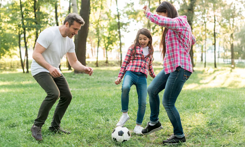 Sports with family